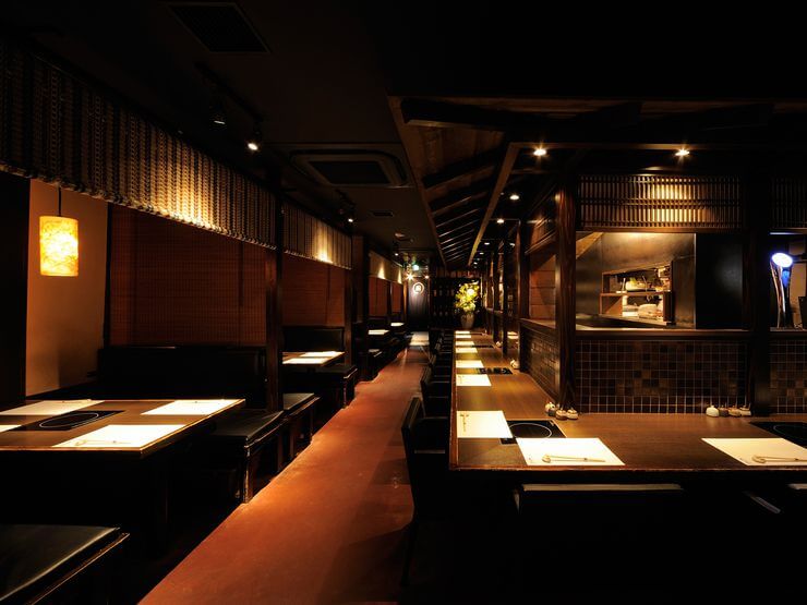 落ち着ける雰囲気の店内