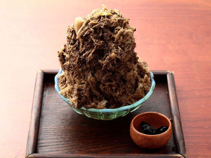 甘味にも抜かりなし。有名女優をも魅了した『ほうじ茶のかき氷』