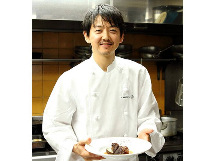 23歳で渡伊。ローマ他各地で修行を積み、ヴェネツィアの【リストランテ・ダ・ルーカ】で料理長を経験した福田憲一氏