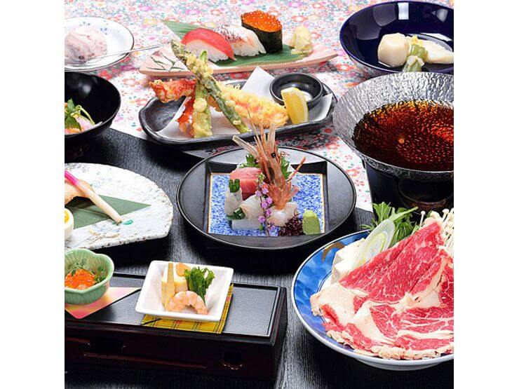 食材の良さが一番引き立つように工夫された、非常に充実したコース内容