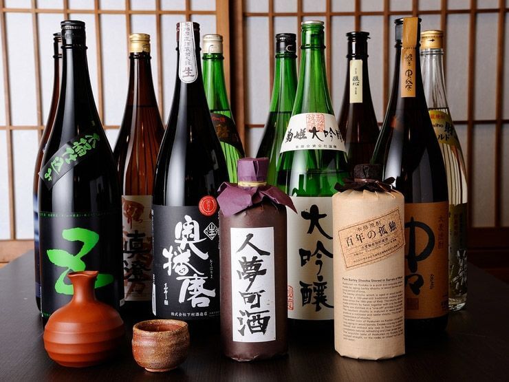 本格和食とともに楽しみたい銘酒。日本酒、焼酎から生ビールやワインまで