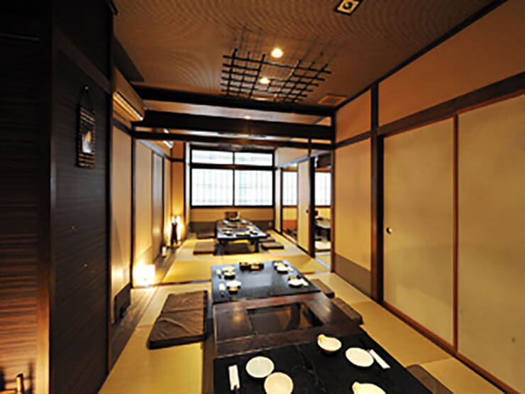 大きな宴会の要望にも応えられるお店